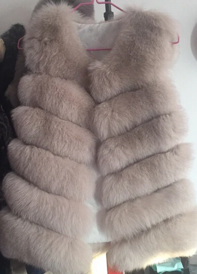 REROYFU пальто из натурального Лисьего меха куртка с натуральным мехом жилет для женщин жилет из натурального меха настроить любой цвет