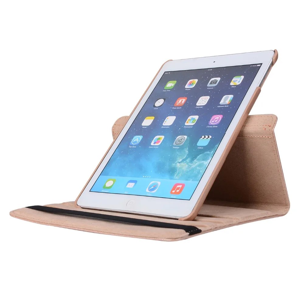 360 градусов вращающийся кожаный Smart Cover чехол для Apple iPad 9,7 A1822 A1823 A1893 A1954 5th 6th 5 6 поколения Funda