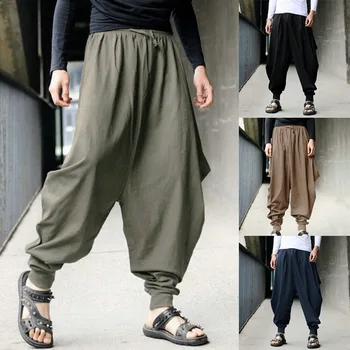 

Plus 5xl Medieval Renaissance Pirate Loose Pants Pirate Horseman Viking Cosplay Costume Hip Hop Wide Leg Trousers Leisure Pants