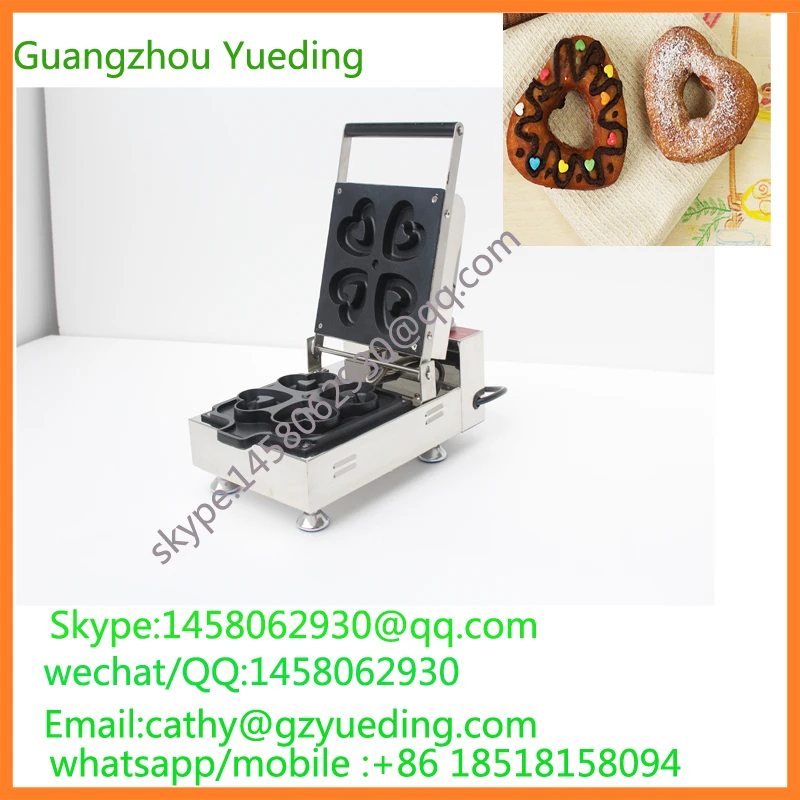 

Commercial Heart-shaped mini donut machine waffle making maker machine