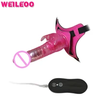 Strapon correa dido consolador realista consoladores vibrador pene artificial de goma pene juguetes adultos del sexo para la mujer
