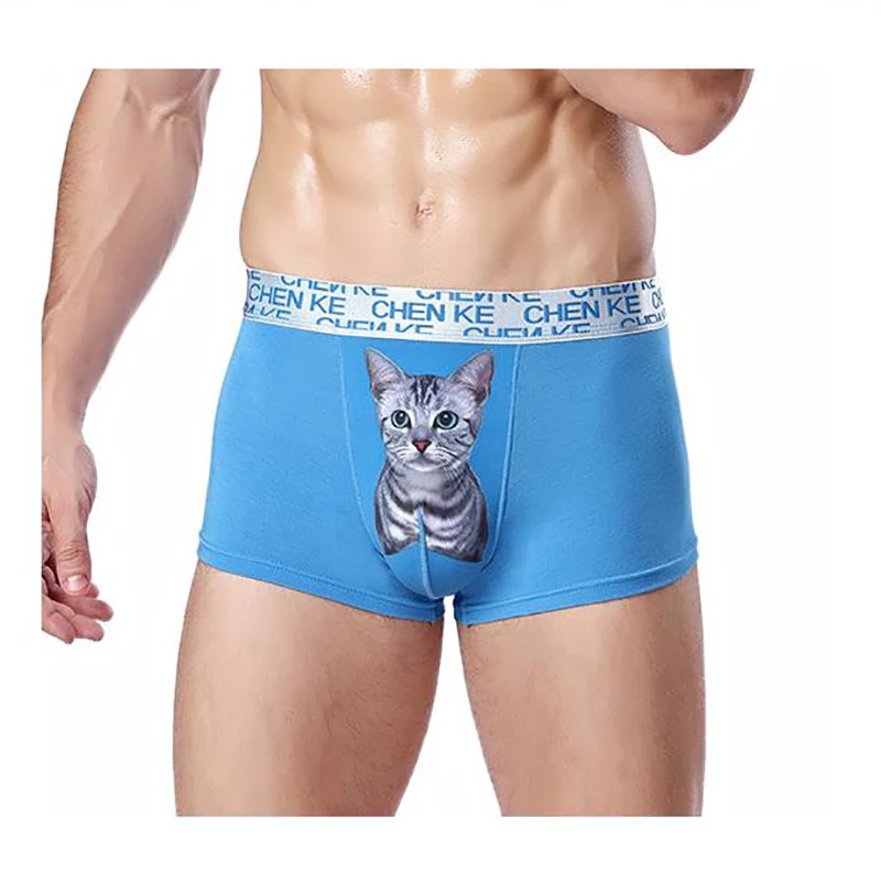 Boxer Cartoon Underwear Men Christmas Boxer Breathable Ethika Mens Underwear Funny Underpants Christmas Boxer Shorts Men