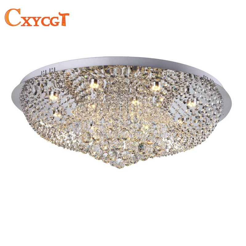 

Crystal Ceiling Light LED Round Lamp Diameter 400mm Bedroom Lamp
