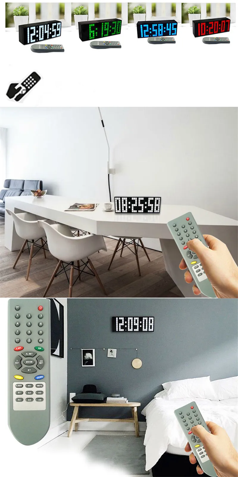 KOSDA светодиодный Будильник лего цифровой будильник для детей Reloj Despertador Wake Up настольные электронные настенные часы