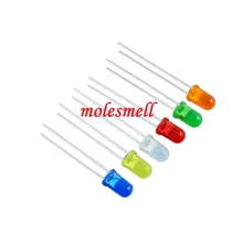 10 шт. 5 мм светодиодный Рассеянный светодиод красный желтый синий зеленый белый оранжевый теплый белый рассеянная линза СВЕТОДИОДНЫЙ Красочный светодиодные светодиоды