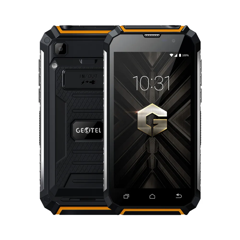 Geotel G1 смартфон 3g WCDMA MTK6580A четырехъядерный 2 ГБ ОЗУ+ 16 Гб ПЗУ Android 7,0 внешний аккумулятор 5," 8MP 7500 мАч мобильный телефон