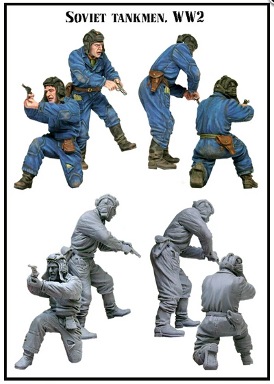 

Resin Kits 1/35 Scale the Soviet Union soldiers Resin Model DIY TOYS