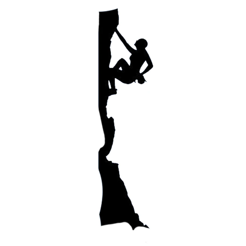 

4.7CM*18.7CM Fashion Mountain Climbing Hobby Extreme Sports Car Stickers Vinyl Decal S9-0397