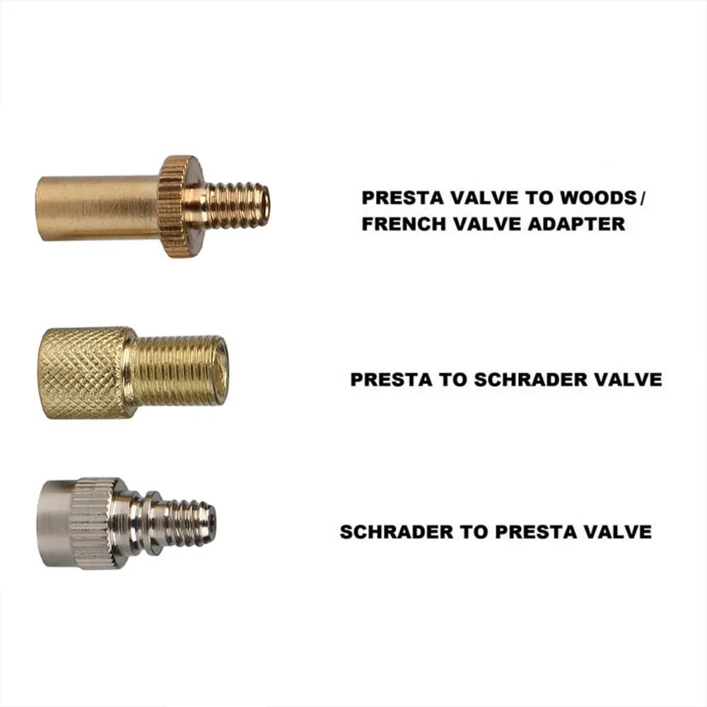 

Hot New Arrival Car-styling Tyre Valve Adaptors Tube Schrader Presta Woods Adaptor Valve For Air Cycle Pump n# dropship
