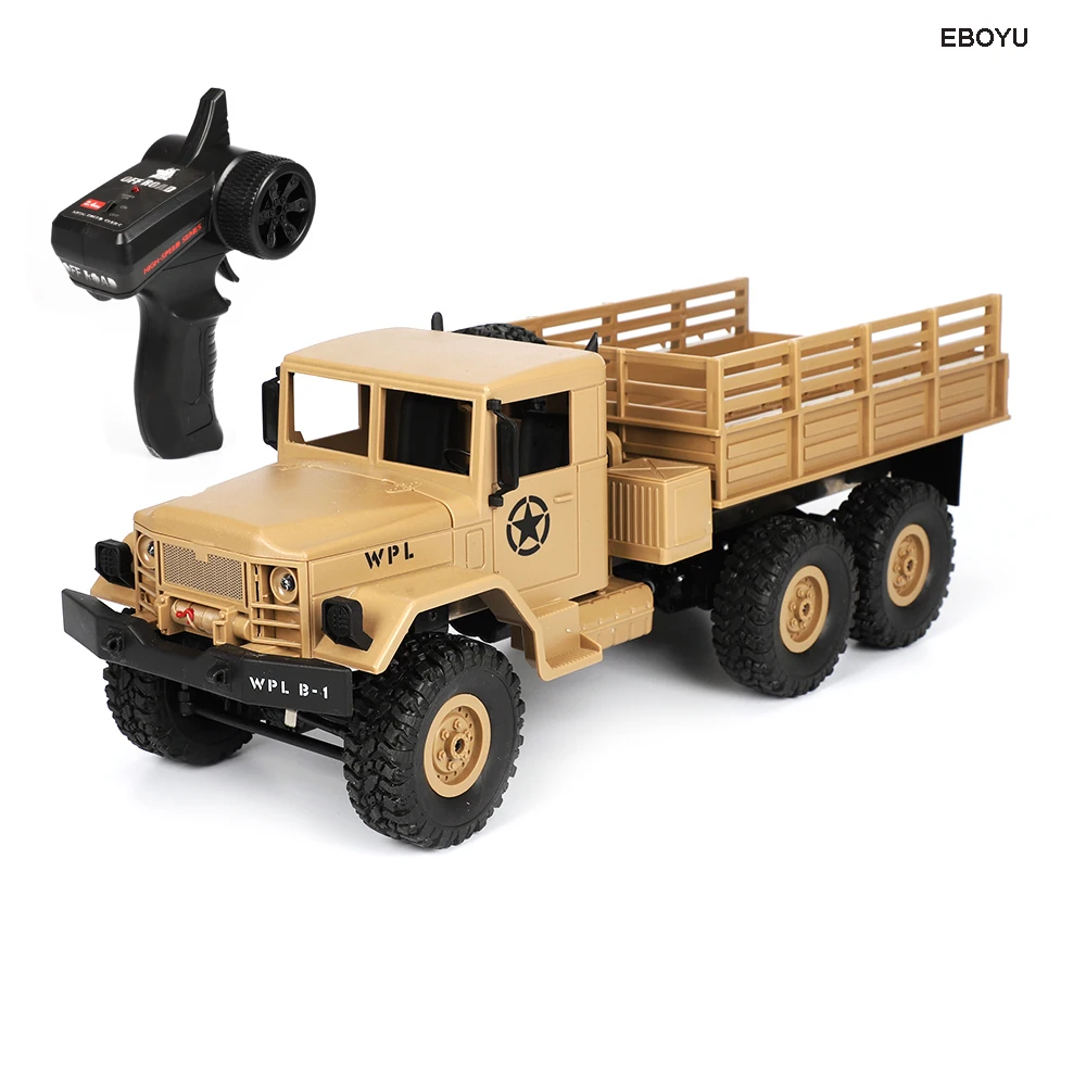 WPL B16 RC Truck B-16 1/16 2.4G 6WD Crawler Off Road RC Truck With Light RTR