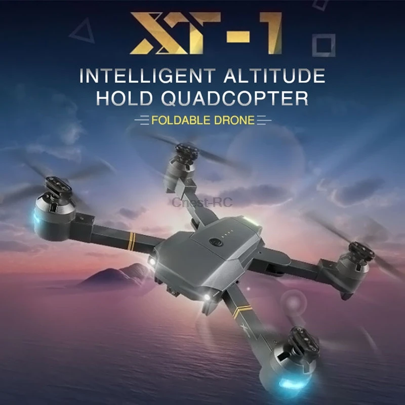 2017 New Toy XT 1 Drone With Camera HD Foldable RC Drones 2 4G 4CH 6