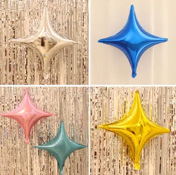 

500PCS Large Star Foil Balloons Wedding Birthday Party Decoration Ballons Baby Shower Decor Kids Inflatable Air Balloons