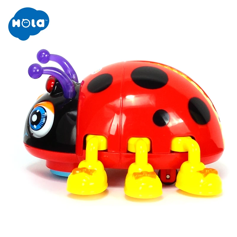Cartoon Electric Ladybug Bee Baby Learning To Crawl Educational Toys With Music Light Infant Beetle Baby Toy Educational Toys