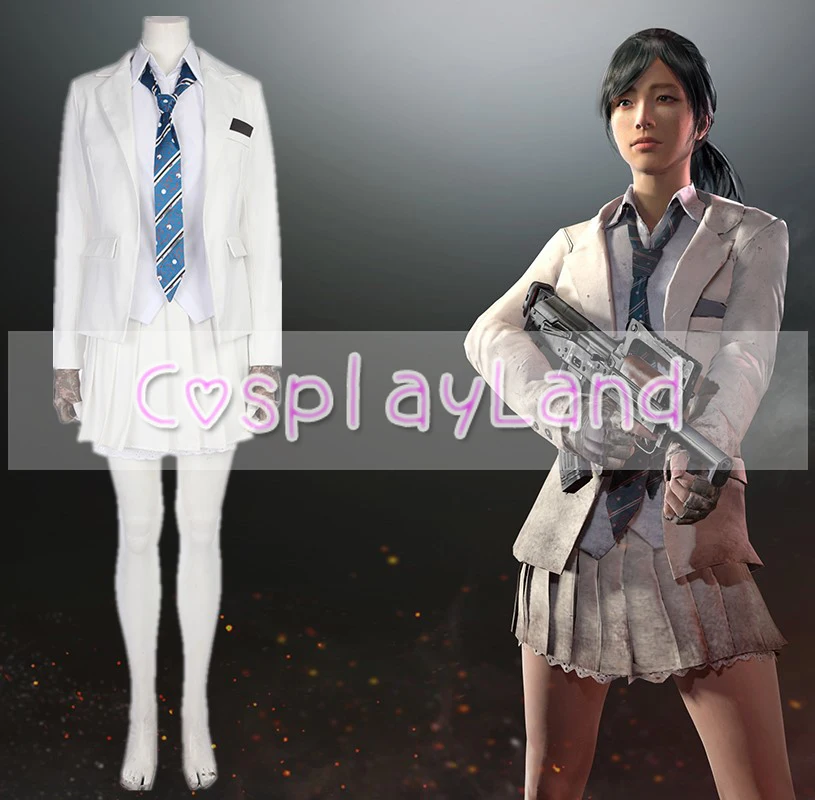 

Game PLAYERUNKNOWN'S BATTLEGROUNDS Costume PUBG Cosplay Costume Halloween Costumes For Women Suit Custom Made Dress