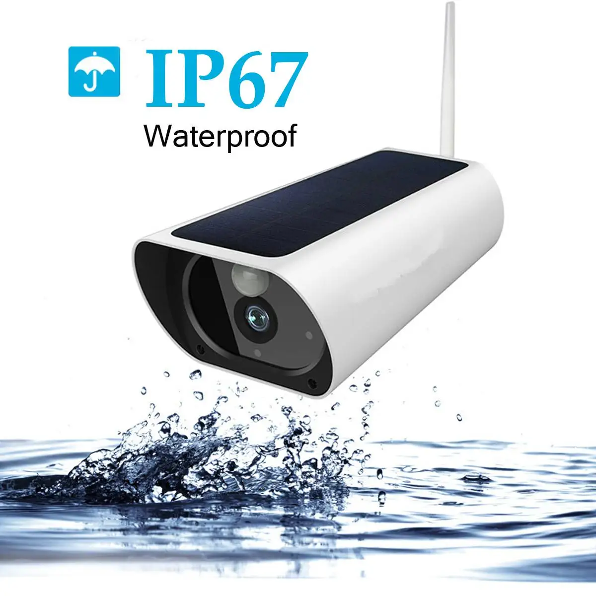 

Newest 1080P Wireless Solar Security WIFI Camera Surveillance Waterproof Outdoor Camera IR Night Vision Solar Power HD Camera
