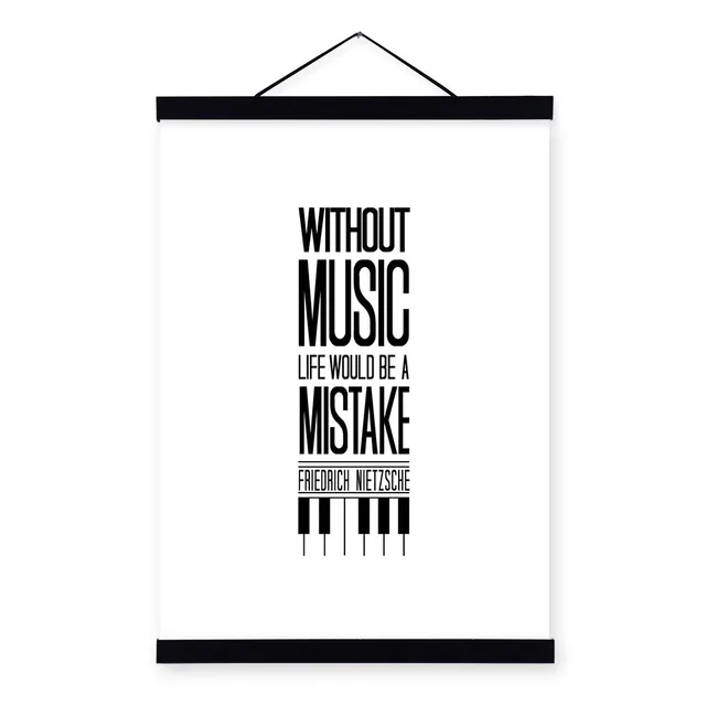 Us 19 Minimalist Black White Motivational Typography Music Life Quotes A4 Art Print Poster Wall Picture Canvas Painting No Frame Decor In Painting Us 19 Minimalist Black White Motivational Typography Music Life Quotes A4 Art Print Poster Wall Picture Canvas Painting No Frame Decor In Painting