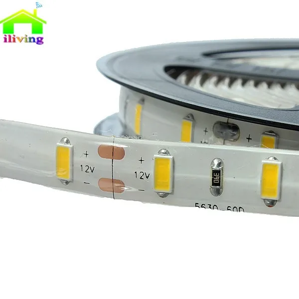 10 м 5 м 5630 5730 Холодный белый IP65 Водонепроницаемый комплект светодиодных лент Высокий люмен DC12V гибкий ленточный светильник мини Диммер AC/DC источник питания