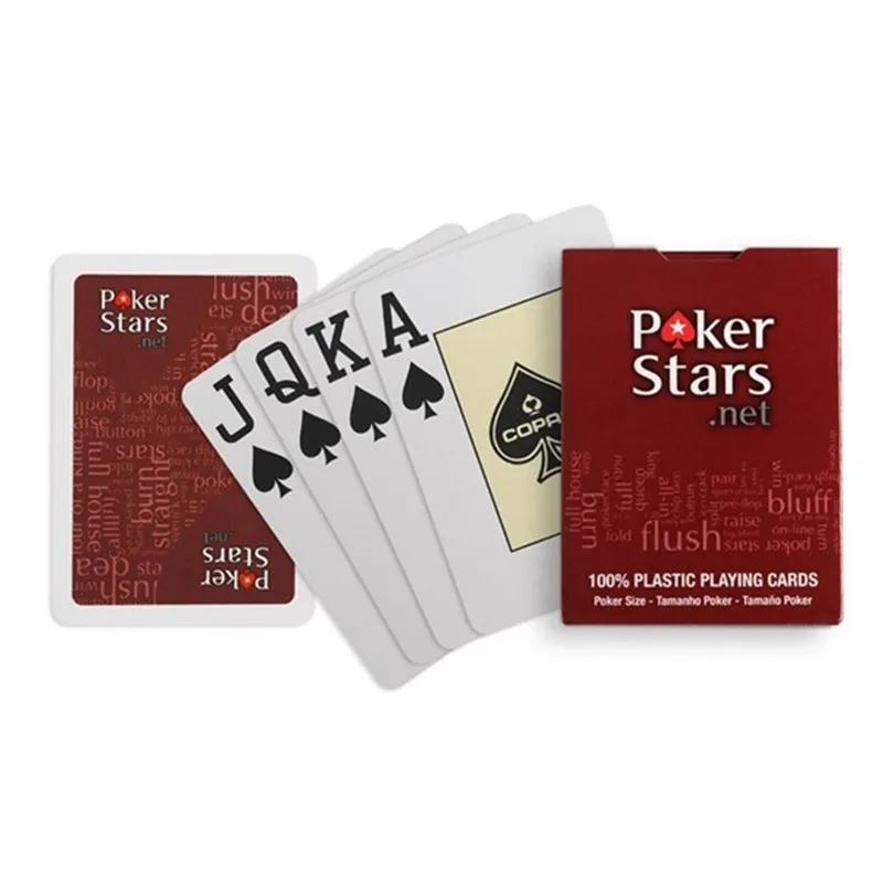 2 упак./лот пластиковые карточные игры техасский холдем покер карты водонепроницаемый и тупой лак Покер звезда Zakka настольные игры 350-0013