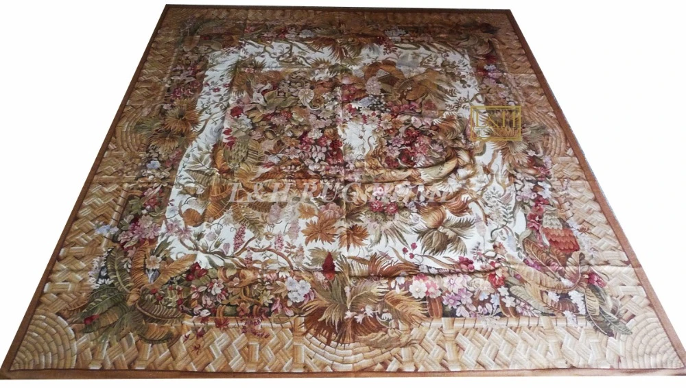 ucretsiz kargo 10 x10 3x3 m kare fransiz aubusson yun hali el yapimi hali hali ev dekorasyon icin carpet free shipping handmade rugswoolen rug aliexpress
