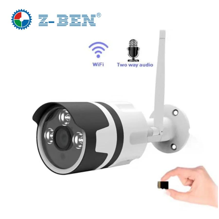 

ZBEN Dual Light Alarm Wifi IP Camera Home Security 1080P Two Way Audio with Night Vision