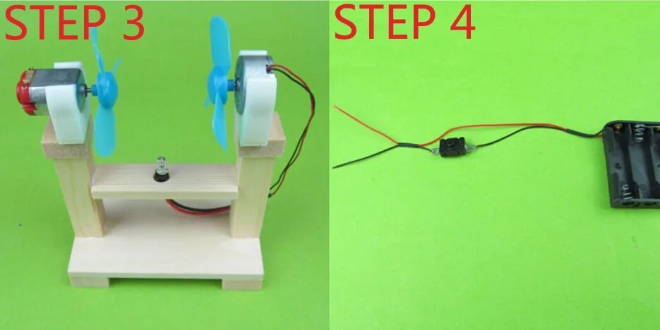 DIY Модель ветровой турбины физика научное изобретение Обучающие инструменты оборудование с мотором для ребенка лучший подарок