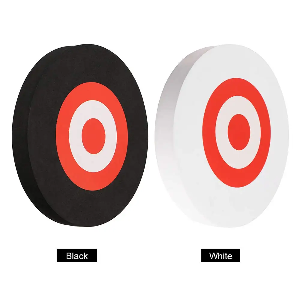 

2 Pack 3D EVA Round Arrow Target Foam Board 10" Youth Archery Target Board for Hunting Shooting Practice Game