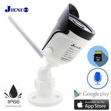 JIENUO IP камера Wifi 720P 960P 1080P HD аудио наружный водонепроницаемый беспроводной Cctv безопасности IPCam инфракрасное слежение домашняя камера