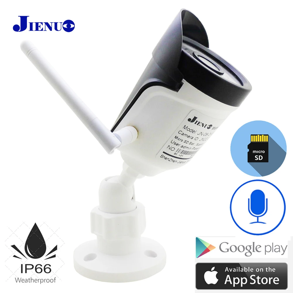 JIENUO IP камера Wifi 720P 960P 1080P HD аудио наружный водонепроницаемый беспроводной Cctv безопасности IPCam инфракрасное слежение домашняя камера|Камеры видеонаблюдения| | АлиЭкспресс