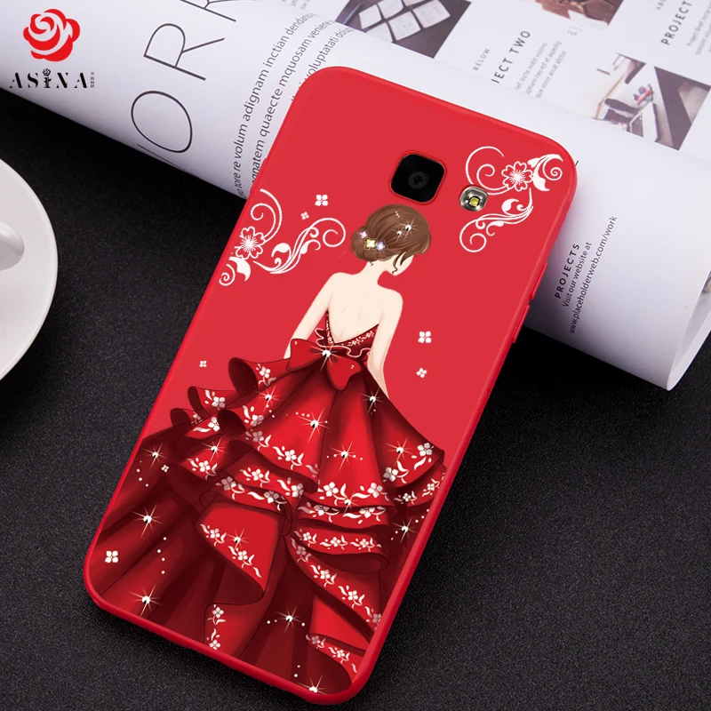 

TOO Ultra Thin Cases For Samsung A5 2017 Silicone 3D Patterned Fashionable Full Case Cover For Galaxy A8 2018 Coque Luxury