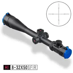 Обнаружение оптического прицела HI 8-32X50 SFIR HK SFP IR-MIL область Тактический дальний стрельба Охота Riflescope air rifle sight