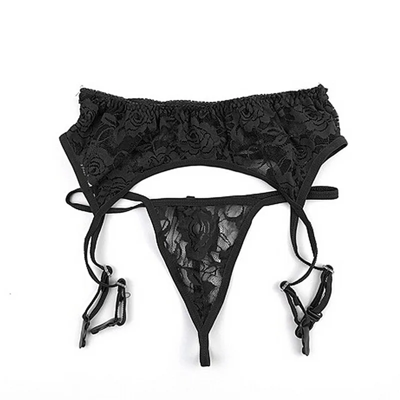 2 Colour Erotic Lingerie Sexy Underwear Costumes G-string + Garter Sexy Women Lingerie Hot Sexy Lace Porn