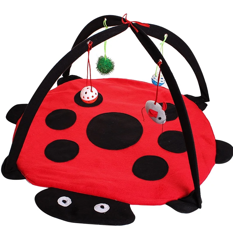 Кошка Забавный гамак кровать и игрушка спящий котенок игровая мебель палатка с шариками кошка игровой дом