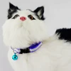 1pc Adjustable Pet Cat Dog Puppy Reflective Collars Safety Buckle Bell Neck Strap Dog Supplies Cat Collars 2