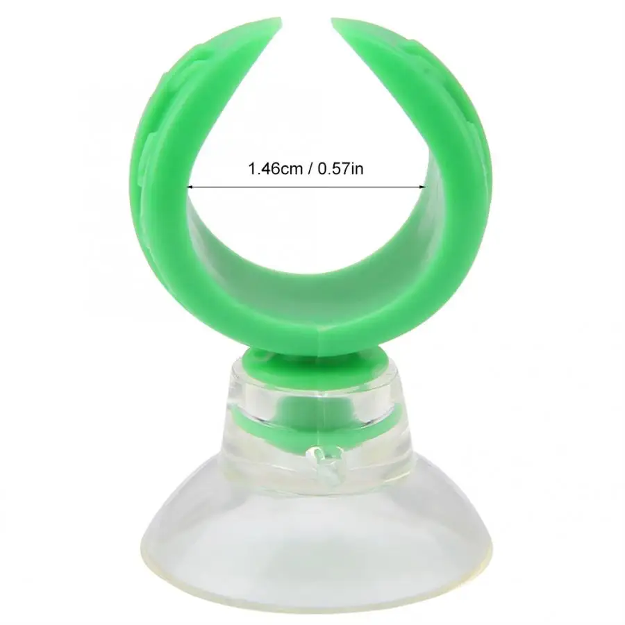 Аквариумный аквариум аксессуары заменить часть аквариума всасывания чашки зажимы Airline Tube зажим держателя кислородный насос - Цвет: Green S