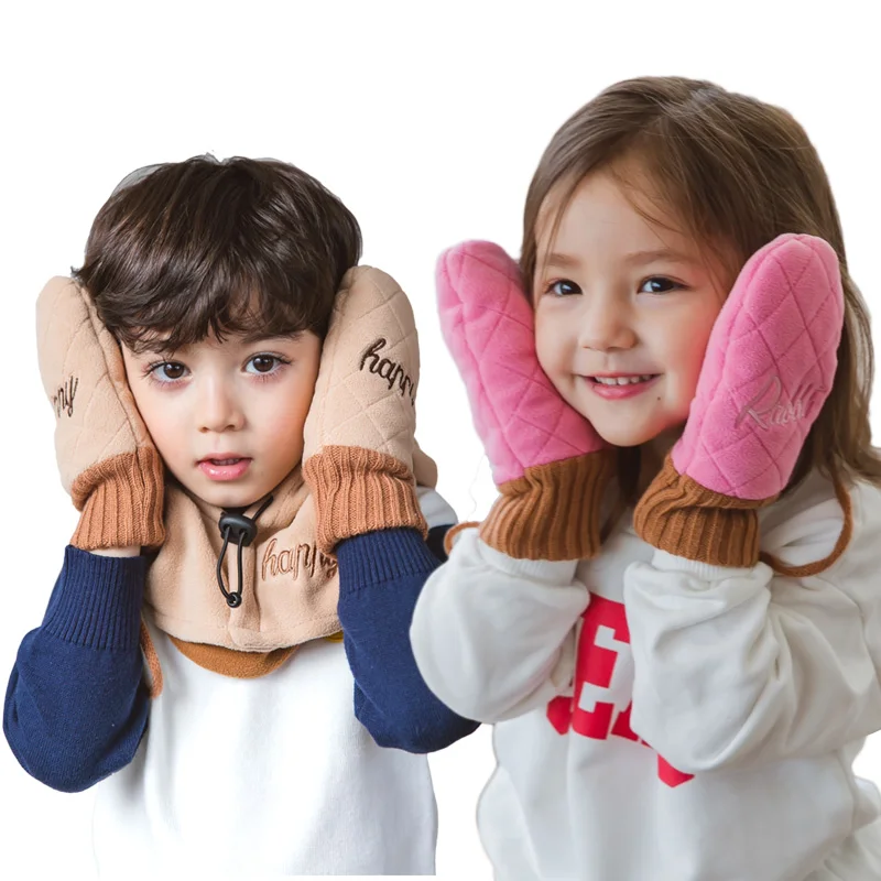 Buy Winter Gloves Kids Girls Boy Children polyester
