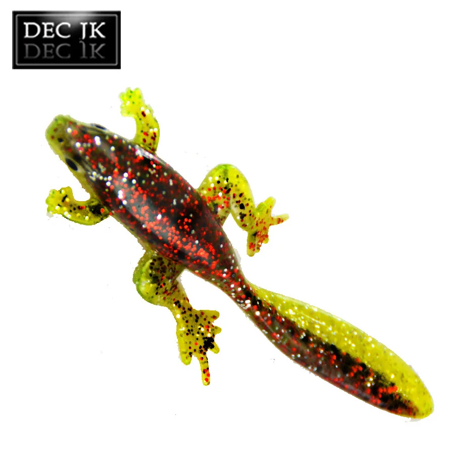 6PCS Artificial Lures For Fishing In River Worms Bait Shad 70mm Soft Silicone Lure Smell Attractive Fish Crab Supplies Bait Lot (14)