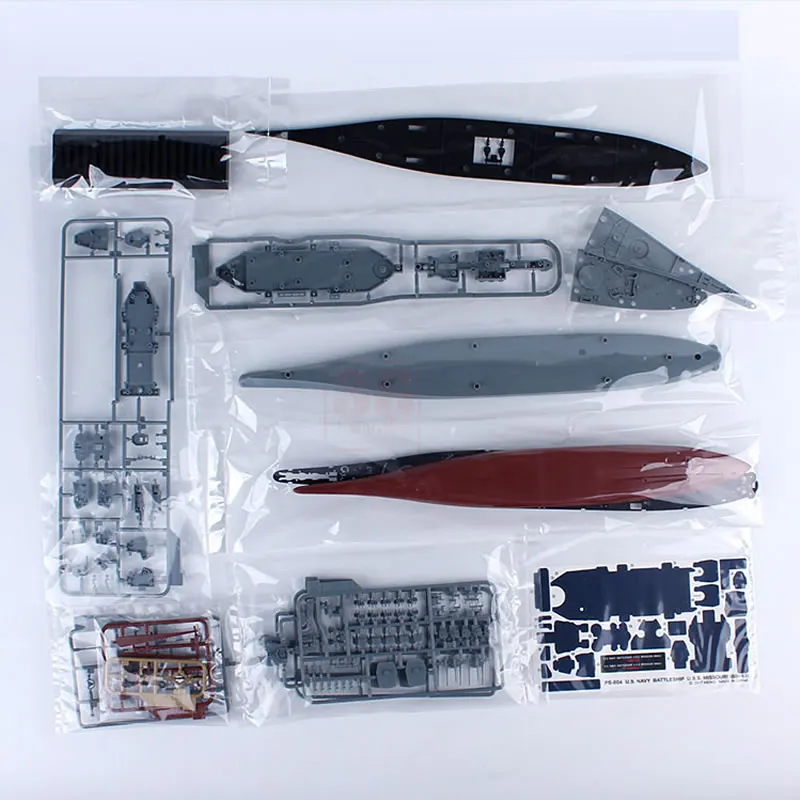 2 стиля world war two Classic battleship Missouri Bismarck 1/700 масштаб Монтажная модель строительные