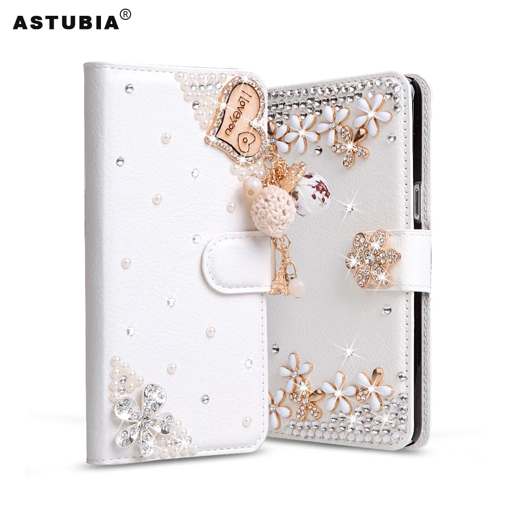 Роскошный чехол ASTUBIA для Samsung Galaxy S9 Plus из искусственной кожи со стразами A8 2018|for