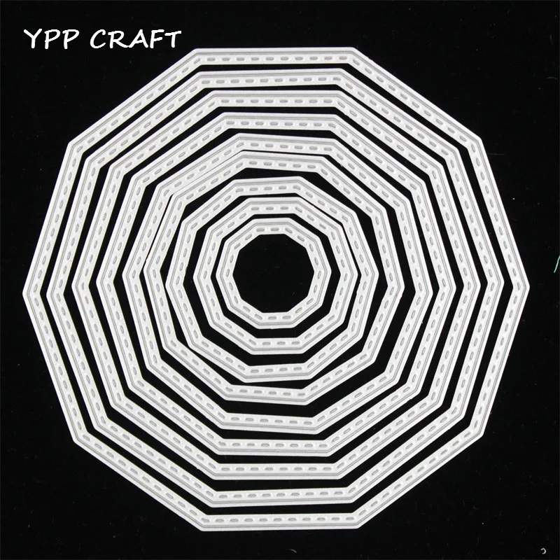 10 сторонние металлические штампы YPP CRAFT трафареты для сделай сам