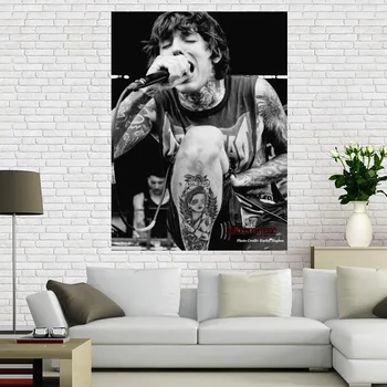 

Novelty Print Your Own Picture On Room Wall Bring Me The Horizon Style Poster Canvas Silk poster 20x30cm 27x40cm 30x45cm