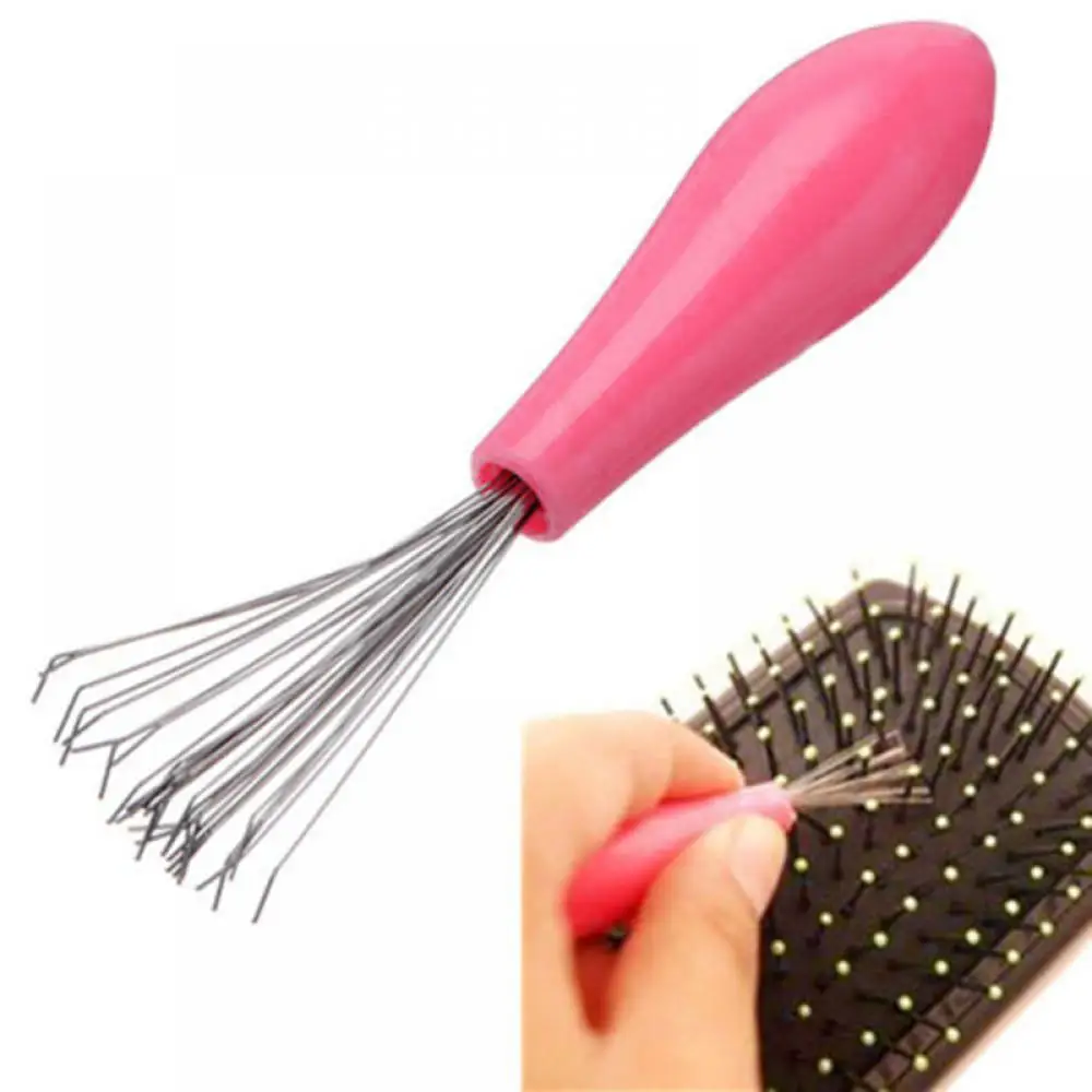 

Mini Hair Comb Brush Cleaner Cleaning Remover Embedded Tool Plastic Random Color Plastic Comb Hair Brush Cleaner