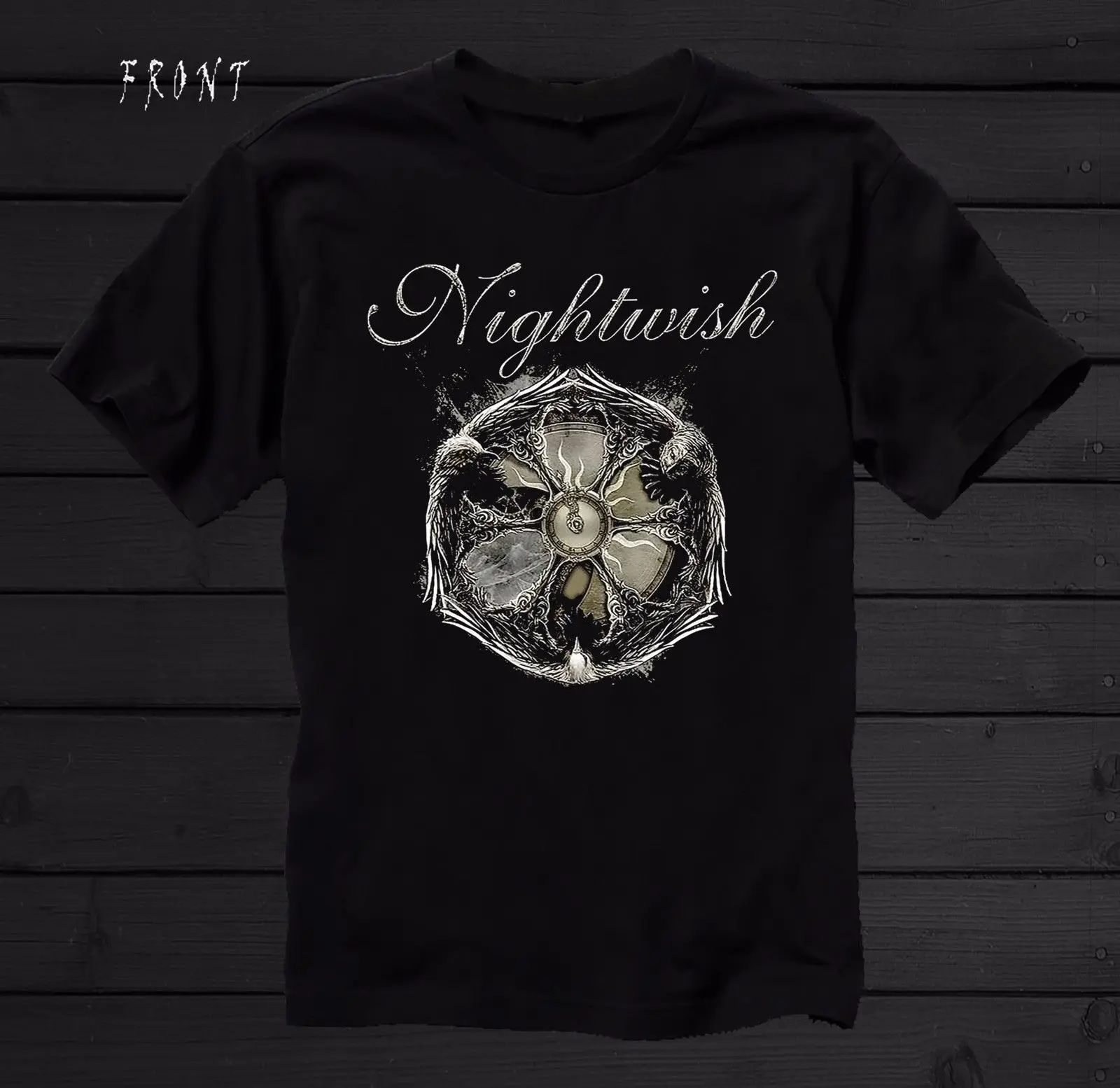 NIGHTWISH-ворона сова и голубь-симфоник-метал футболка-Размеры: S для 7XL | Мужская