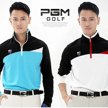 Высокое качество! PGM Гольф Костюмы Для Мужчин's Рубашки дышащий эластичный Гольф рукавами форма Для мужчин S Длинные рукава