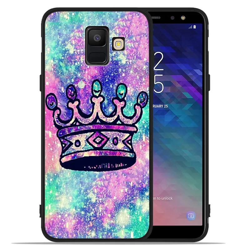 Роскошные Звездное небо bling Цветочный для samsung Galaxy A9 A8 A7 A6 A5 A3 J3 J4 J5 J6 J8 плюс чехол для телефона чехол Coque Etui