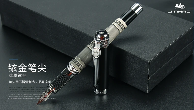 JINHAO 189 авторучки брендовые металлические ручки школьные офисные канцелярские принадлежности канцелярские материалы бизнес-подарок с 5 чернилами sac