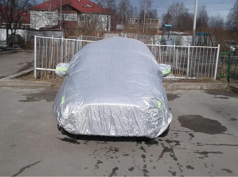 Высокое качество Водонепроницаемый Чехлы для автомобиля Крытый Открытый навесы тепла УФ снег пыли Дождь Устойчив Защита
