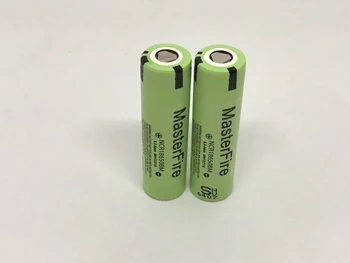 

MasterFire 2pcs/lot New Original 3.7V 3200mAh NCR18650BM 18650 10A Current Power Tool Batteries Lithium Battery For Panasonic