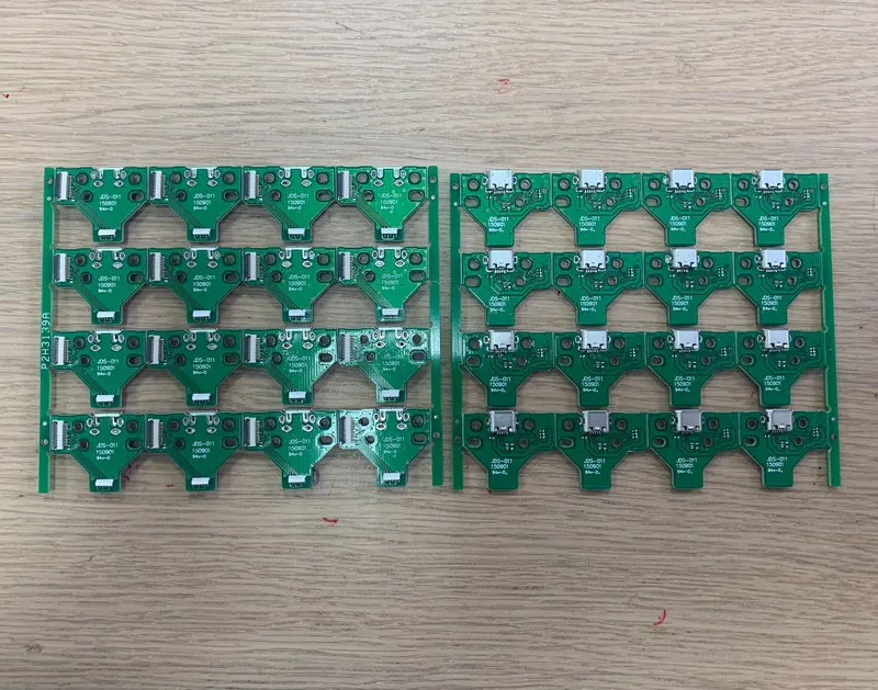 

200pcs/lot For PS4 Dualshock controller USB Charging Port Socket with board 12pin jds-011 green