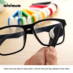 5/pc случайный очки, посвященный удобство очиститель супер тонкого волокна Super Clean Мощность Портативный очки руб с кольцом для ключей