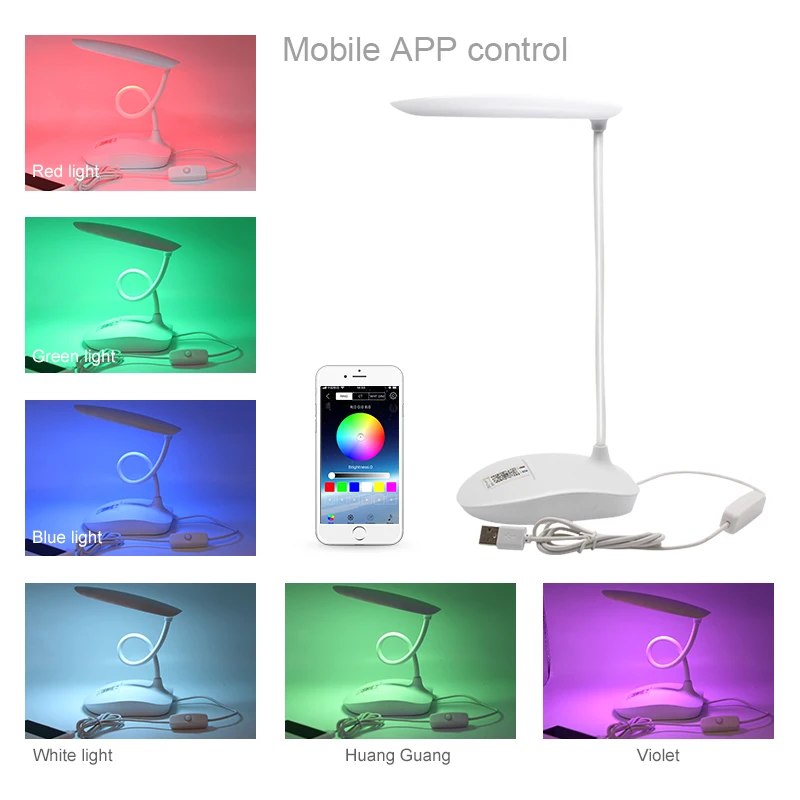 

USB LED Study Table Lamp For Student Reading Desk Lamp LED Table Light RGB Table Lamp For Study LED Desk Study Lamps Children